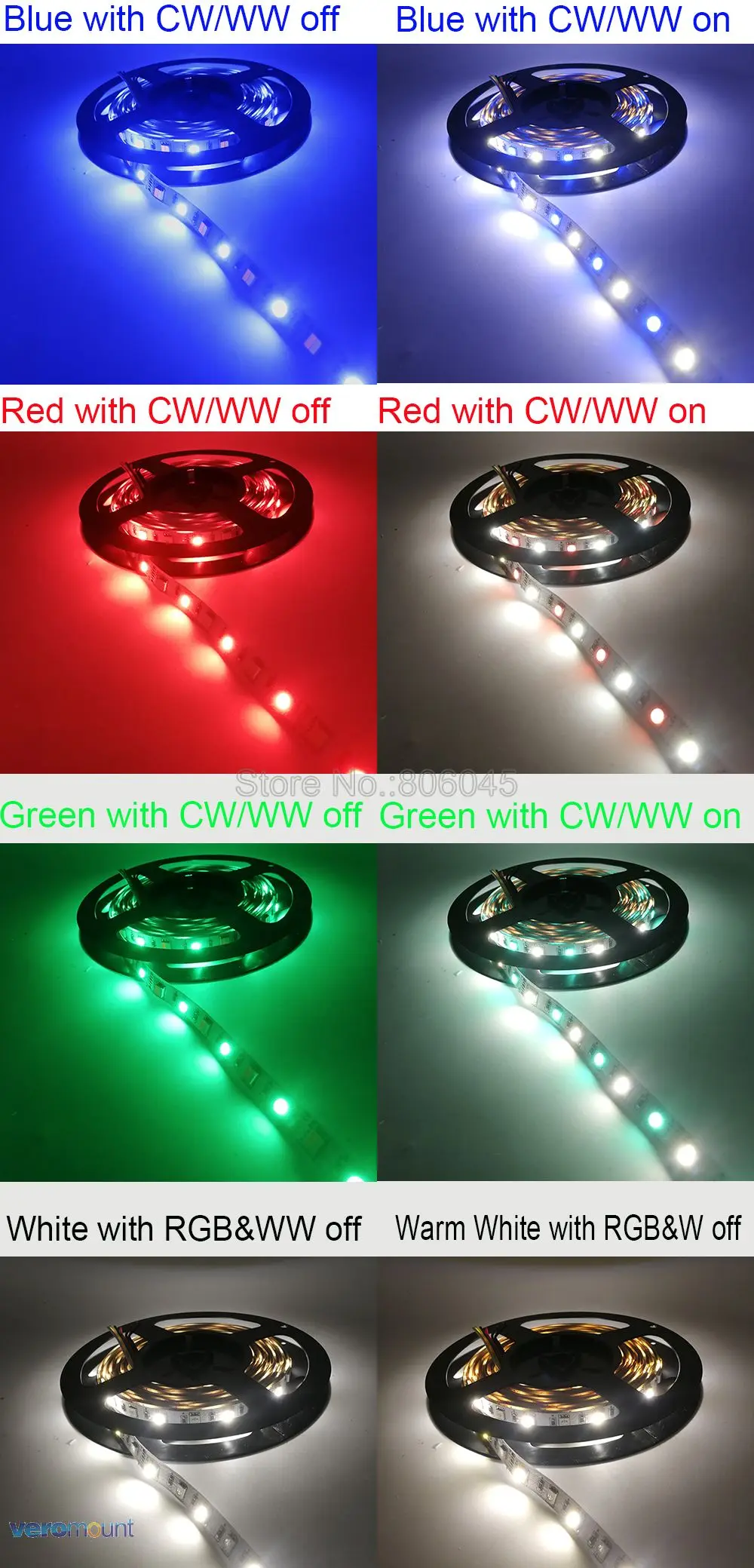 5 M 5050 Светодиодные ленты RGB + CCT строка RGB + CW + WW 2 в 1 чип Цвет Температура регулируемый светодиодный ленты ip20/IP65 Водонепроницаемый 12 V 24 V