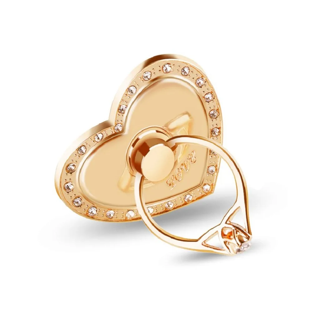 Finger Ring Phone Holder For iPhone X 8 7 6 6S Plus 5S Heart Shape Stand Holder for IPAD MP3 Car Mount Phone Stand For Samsung Finger Ring Phone Holder For iPhone X 8 7 6 6S Plus 5S Heart Shape Stand Holder for IPAD MP3 Car Mount Phone Stand For Samsung