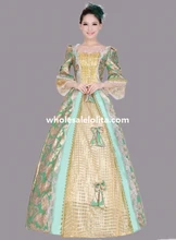 Elegant Historical Rococo Marie Antoinette Period Dress Theatre Clothing