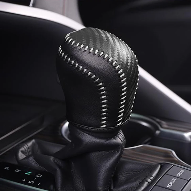 

Black Gear Shift Cover Car Trim Protective Durable Wear Resistant Comfortable