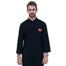 

High Quality White and Black Autumn & Winter Long Sleeves Chef Jacket Hotel Restaurant Kitchen Man and Woman Work Wear Uniform