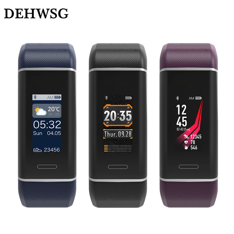 

DEHWSG GPS Smart Bracelet Most Accurate Heart Rate Monitor IP67 Waterproof smart band Colorful Screen For IOS Android PK fitbits