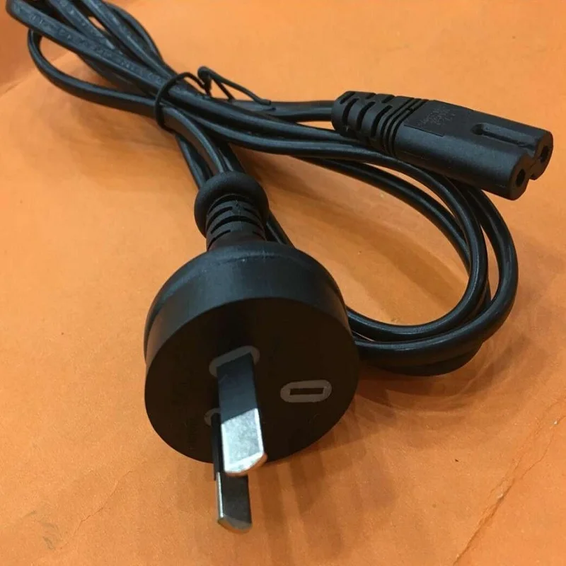 1.5M 2P flat plug line AU power cord 2 x0.75 copper plug power supply