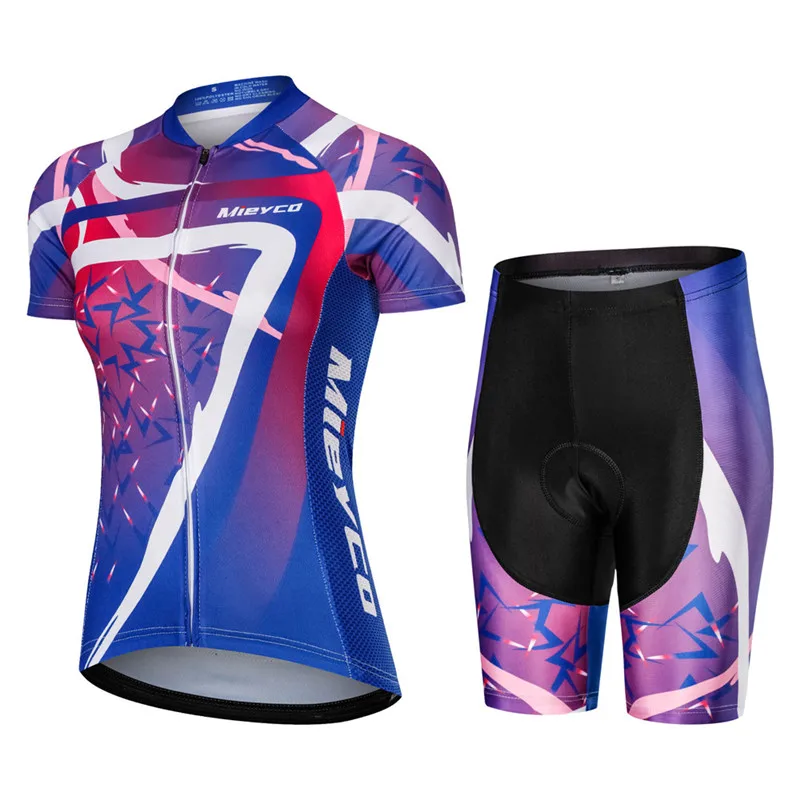 Pro одежда для велоспорта, велосипедные Джерси, форма, Летняя женская одежда для велоспорта, комплект для шоссейного велосипеда, спортивный костюм для езды на горном велосипеде, нагрудник - Цвет: 19