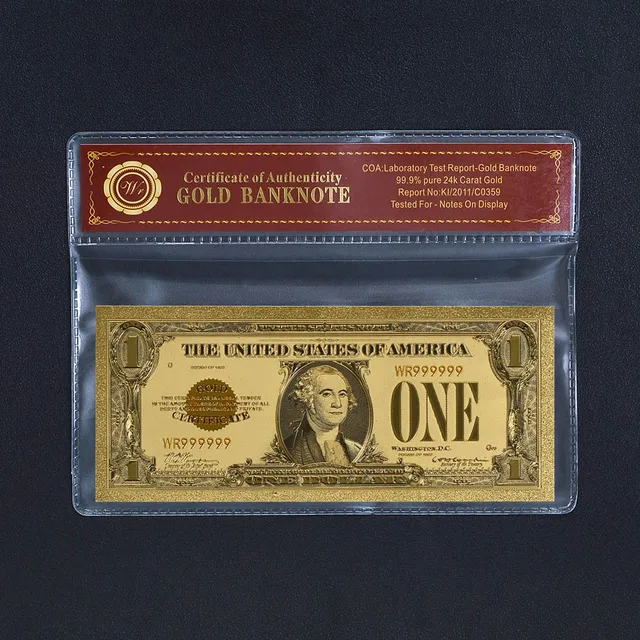 america 1 dollar 24k
