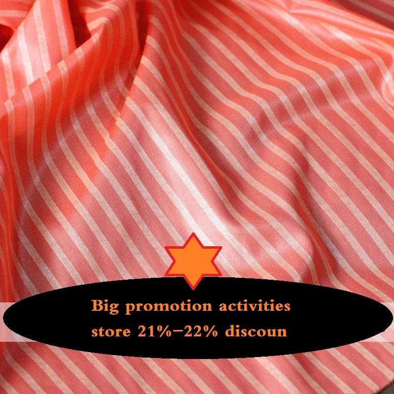 Online Get Conformal Coating Aliexpress Alibaba Group Fashion Stripe Fine Rain Silk Texture Coating Micro Gloss Pink Chiffon Dress Shirt Diy Fabric