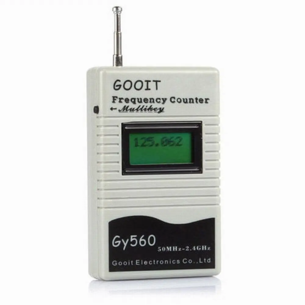GY560 Frequency meter Counter tester for Two-Way Radio Transceiver GSM 50MHz-2.4GHz 7 DIGIT LCD Display with Signal Meter 2