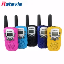 2pcs Children Mini Walkie Talkie Kids Radio Retevis RT388 0 5W PMR VOX LCD Display Flashlight