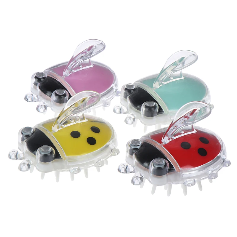 1PC Silicone Body Shampoo Head Massager Comb Silicone Spa Slimming Massage Brush Hair Washing Comb Bath Brush Shower Prop