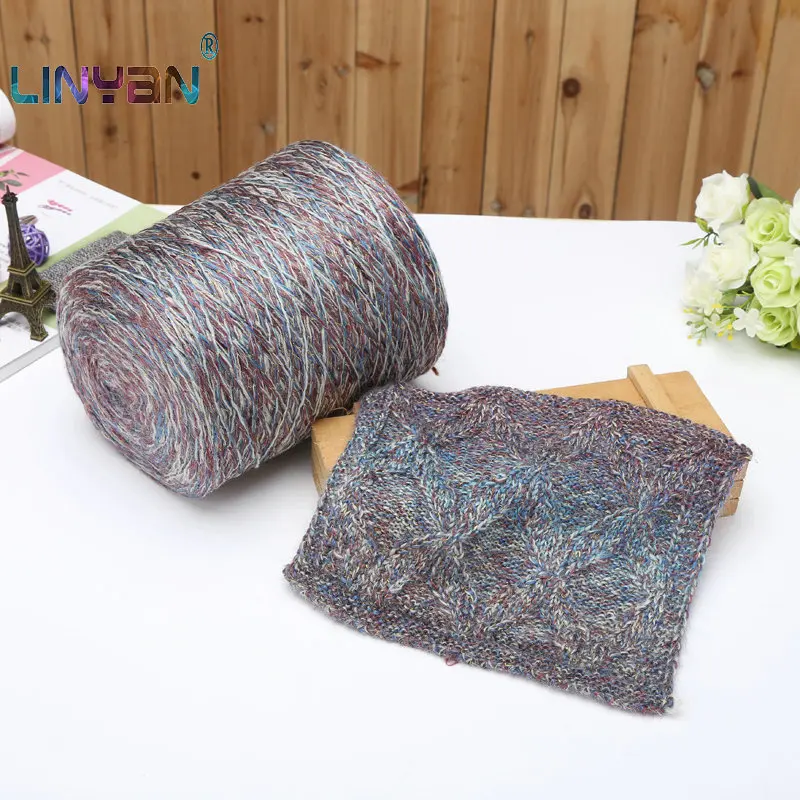 

200g Knitting Yarn Crochet Needlework spun gold dyeing of wool Iceland line Scarf thread Thread For Hand Knitting Scarf zl50