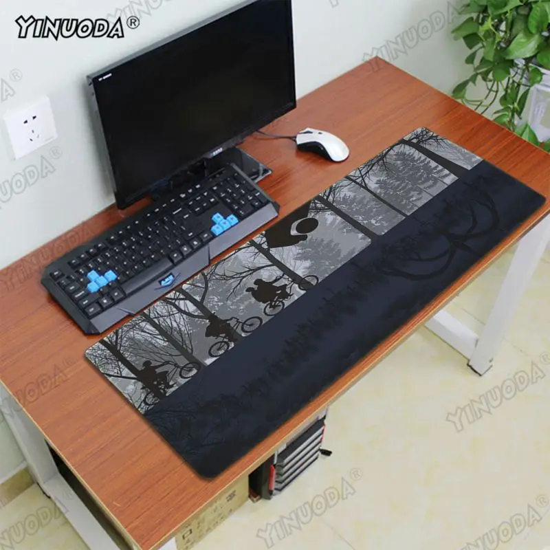 Lock Edge 40X90cm Yinuoda странные вещи игровой плеер Настольный Ноутбук резиновый коврик для мыши резиновый ПК компьютерный игровой коврик для мыши Коврик для мыши игровой коврик - Цвет: Lock Edge 40X90cm
