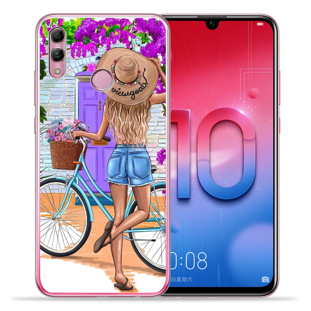 Мода для девочек, летний оболочки Coque для чехол huawei смартфона Honor 8x9 Lite 10 9 8 8x 8c 8Lite 7A 7C 5,7 5,9" 7A Pro7 7X 6X 6A Капа для Etui Капа - Цвет: 16