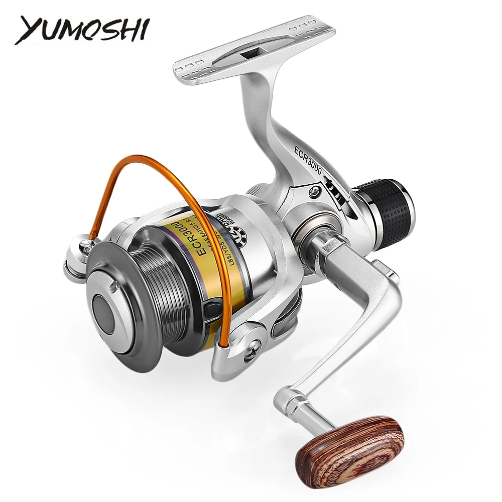 

YUMOSHI ECR1000-7000 12BB 5.5:1 Lightweight Metal Fish Spinning Fishing Reel Wheel for Spinning Carp Fishing Saltwater
