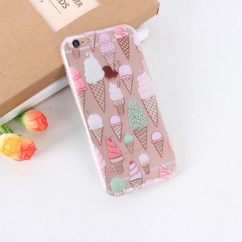 Color Macarons cake Design Fashion soft TPU Phone Cases For iPhone 6 6s TPU Fundas Cover for iPhone SE 5 5s 5G phone bags (10)