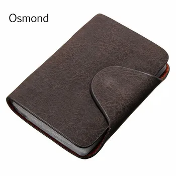 

Osmond Male 20 Bits Business Card Holder For Men Credit Card Holder Rfid Passport Case PU Leather Cards Holder Wallet Porte Cart