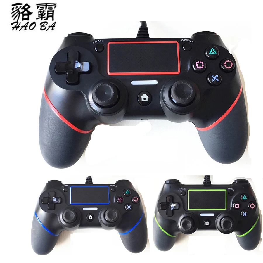 HAOBA для PS4 контроллер проводной геймпад Playstation Dualshock 4 Джойстик Геймпад