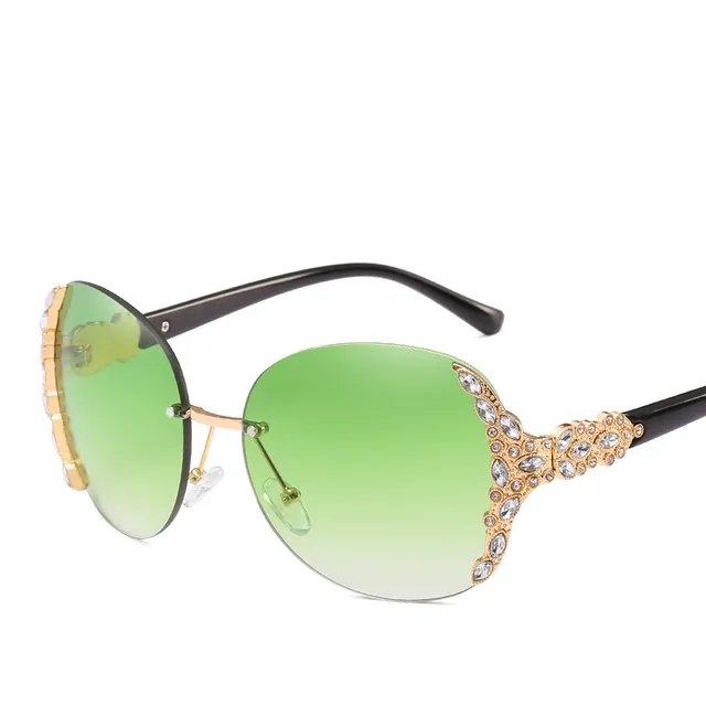 rhinestone rimless glasses