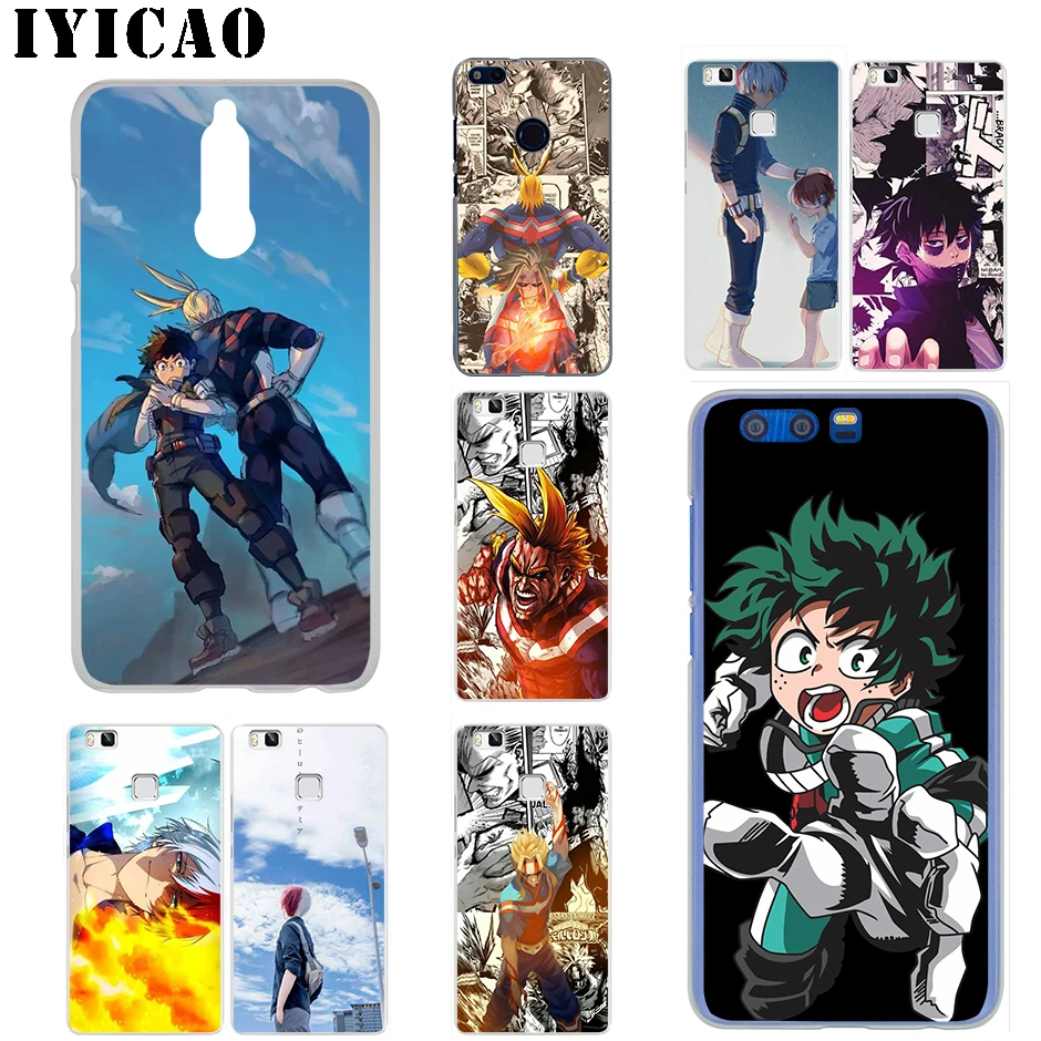 IYICAO Anime My Hero Academia for Huawei Mate 20 10 30 Lite Pro Y9 2019 Y7 Y6 Prime 2018 2017 Cover Phone Case | Мобильные телефоны