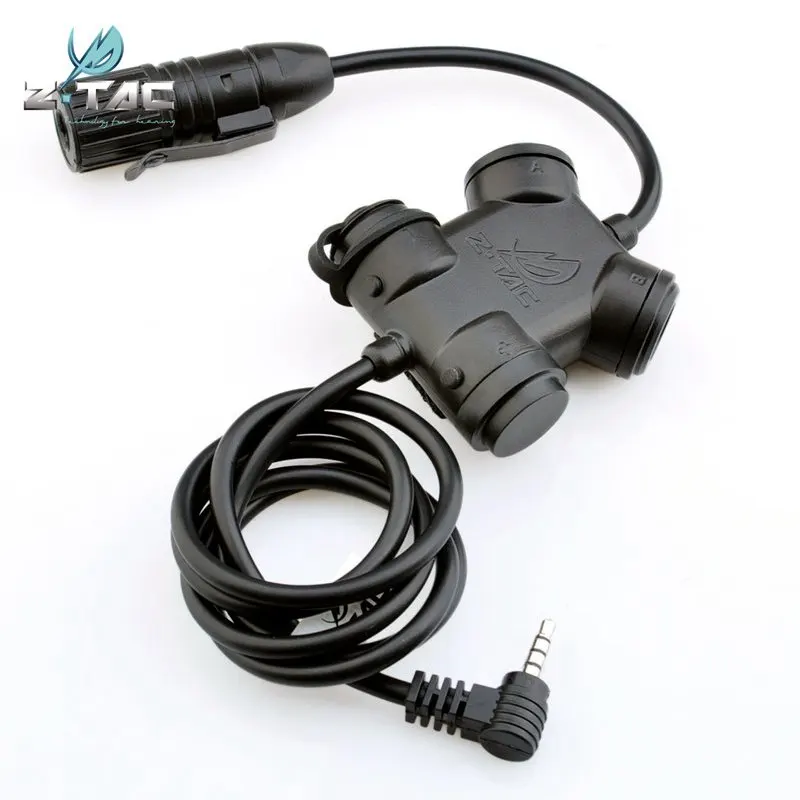 Fone de Ouvido Tático Silynx Clarus Ztac Airsoft Acessórios Kenwood Softair Militar Midland Rádio Adaptador Z130 z Ptt 6 Cheap Fones de Ouvido tático & Acessórios
