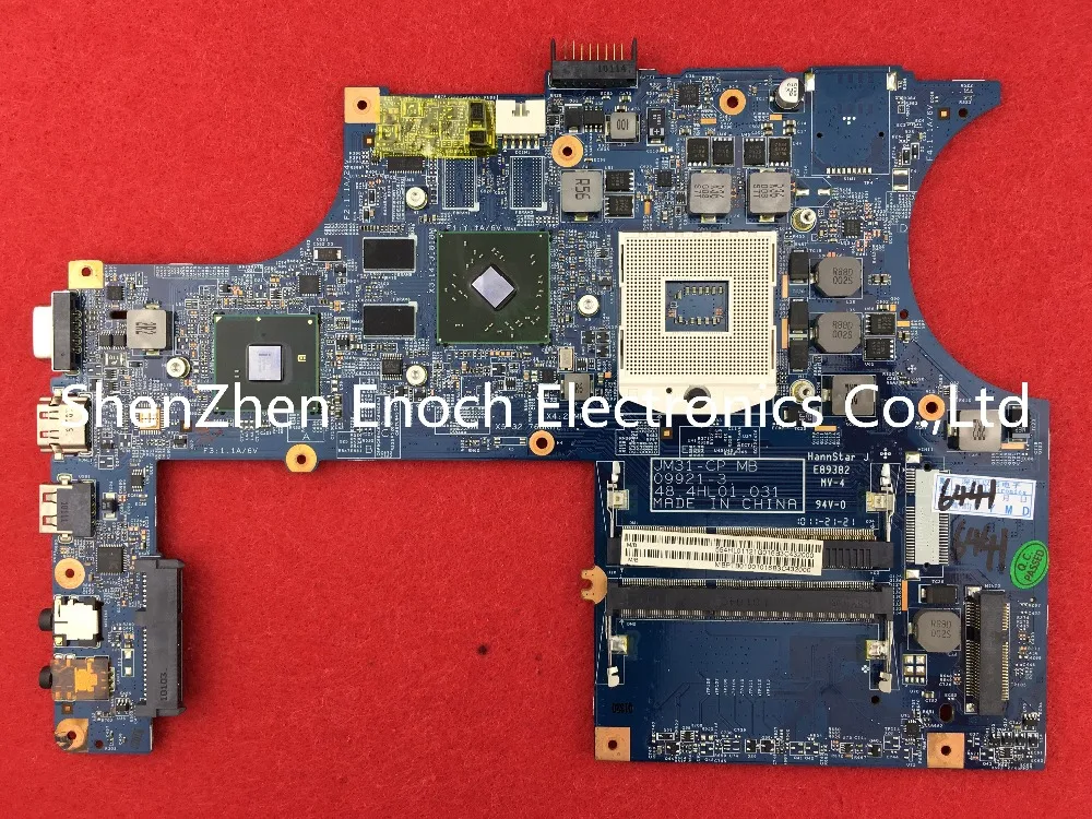 JM31-CP   for ACER aspire 3820 3820T laptop motherboard with ATI graphics  09921-3 48.4HL01.031 HM55 stock No.999