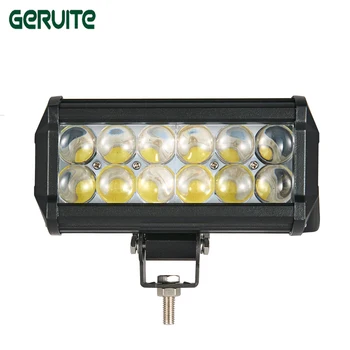 

GERUITE 4 PC Car Headlight Bar 4D Upgrade LED 7 Inch 36W Driving Lamp 12 For Car Truck SUV 4WD SUV ATV Spotlight Floodlight