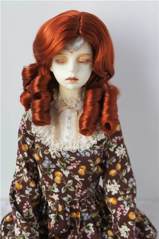 JD324 1/3 SD синтетический, мохеровый, для куклы парики 8-9 дюймов 21-23 см Шанхай Благородный Леди Ретро стиль волос