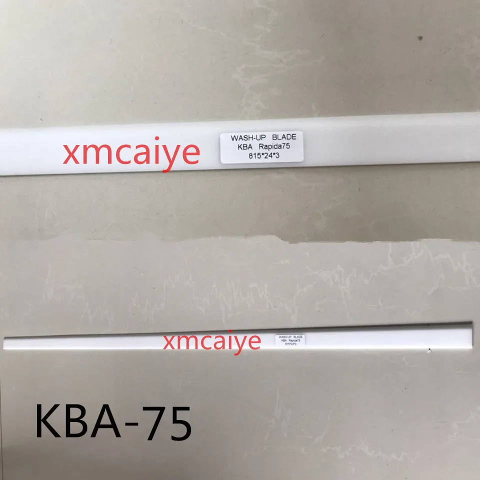 

2 Pieces KBA Rapida 75 Wash up Blades L:815mm W 24mm