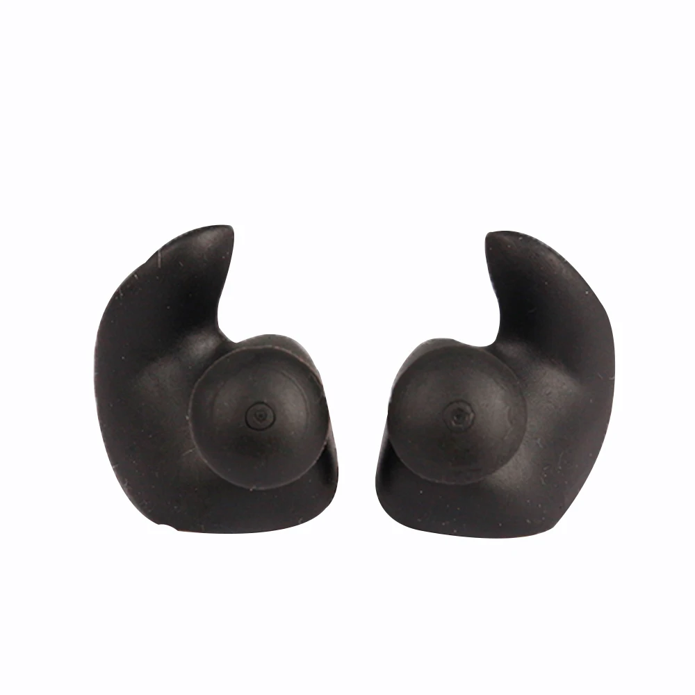 1 Pair Soft Swimming Ear Plugs Adult Silicone Waterproof Dust-Proof Spiral Earplugs Diving Water Sports Swimming Accessories