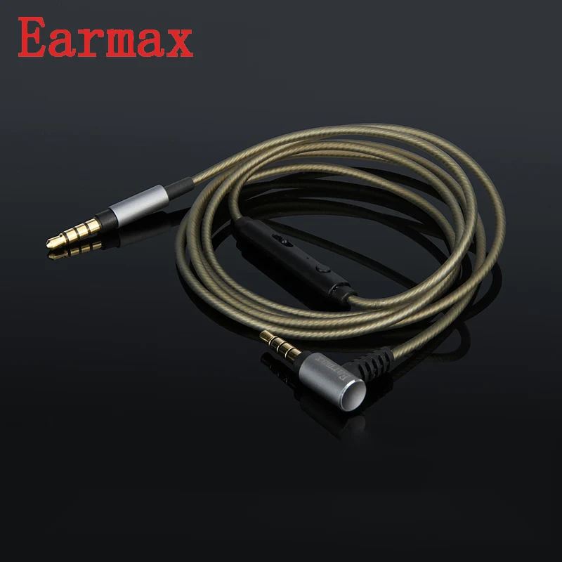 

Earmax Headphone Upgrade Cable 3.5mm OFC Silver Plating Wire Core Audio Cable For ATH-MSR7 SR5 AR5 WS1100 For MDR-1A