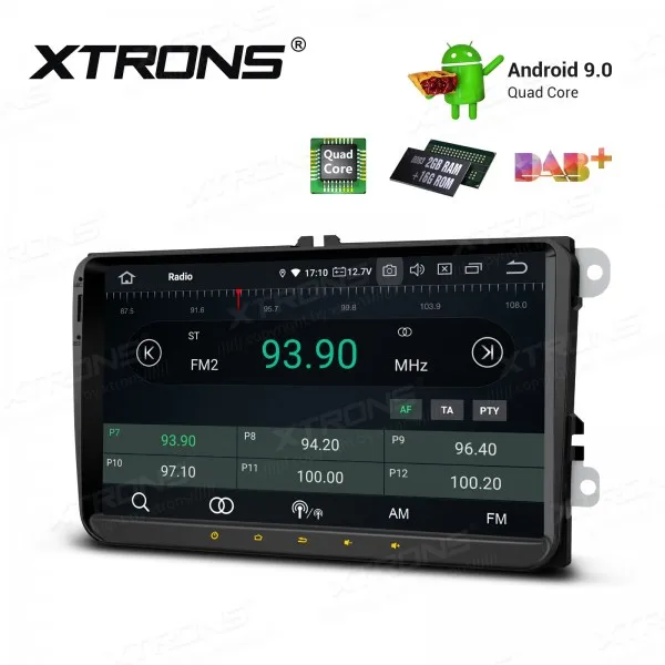 Perfect 9" Android 9.0 Multimedia Car Stereo Radio Player GPS for Volkswagen Golf Passat CC Touran Tiguan Sharan for Skoda for Seat 2