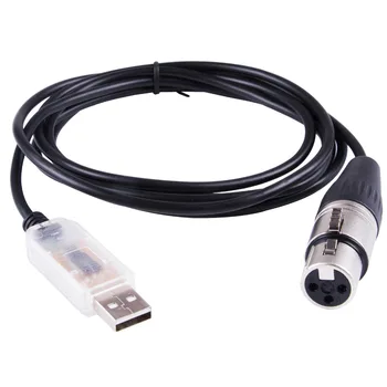 Usb To Dmx Interface Adapter Stage Lighting Disco Light Dj freestyler Art-net Software Party Lights Cable Led Dmx 512 Cable 10pcs lot usb dmx controller usb martin lightjockey software 5 pin dj controller usb dmx interface disco lighting console