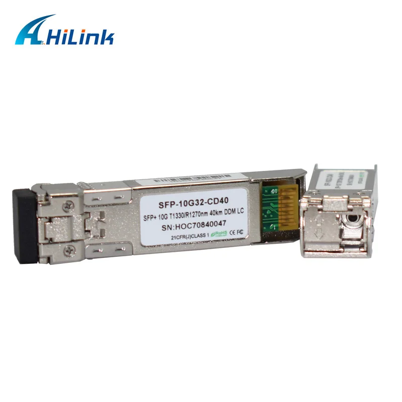 Сильная Совместимость Mini GBIC 20 км/40 км/60 км 10 г WDM BIDI SFP 1270nm/1330nm DOM LC разъем