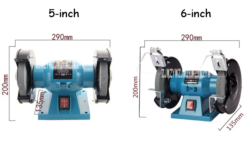 MD3212-1 5-дюймовый 6-inchMulti-Functional Настольный шлифовальный станок вращательного бурения мясорубку полировки машины 2956r/мин Настольный шлифовальный станок 220V