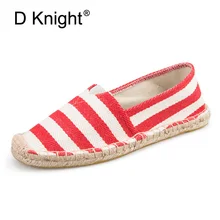 Новое поступление; женские повседневные эспадрильи в винтажном стиле; женская обувь на плоской подошве; удобные женские мокасины из конопли; большие размеры 35-45
