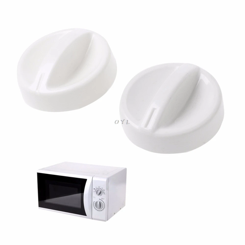 

2Pcs Universal Microwave Oven Plastic Spool Rotary Knob Timer Control Switch New