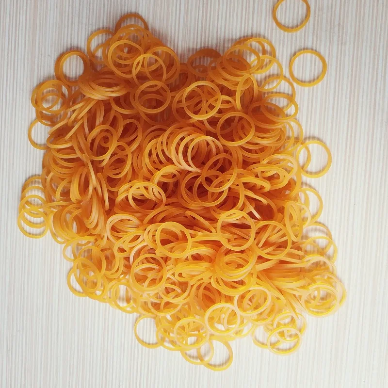 AHUAPET 15*1.4 Yellow Transparent Rubber Band Elastic Home Office Eco-friendly A Lot Family utility Hot Sale E | Дом и сад