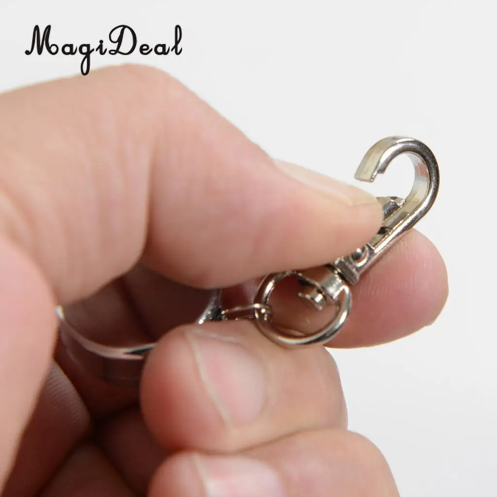 2pcs Retractable Keyring Key Chain ID Badge Holder Extendable Rope Key Ring for Backpacking Fishing Travel