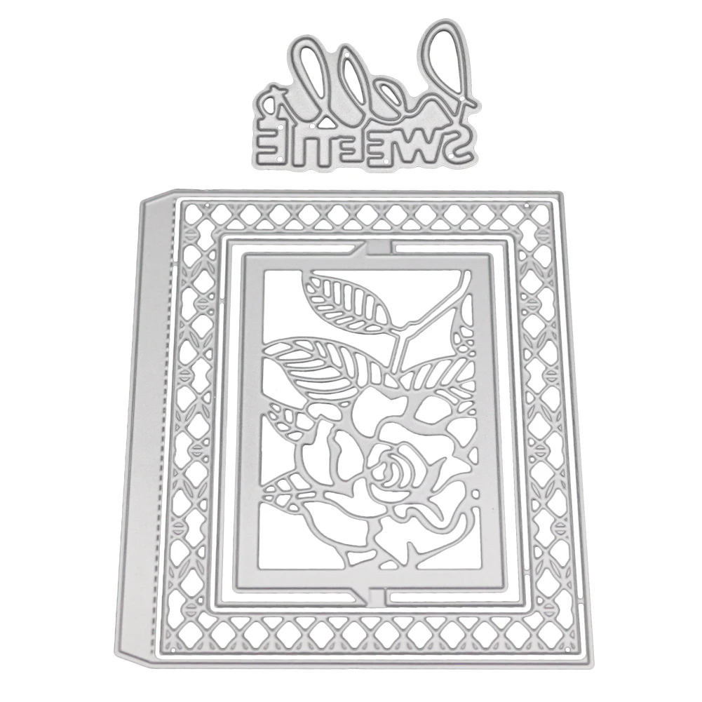 

Home Party Metal Cutting Dies For Card Making Holiday Stamps DIY Album Background Embossing Cutting Die Stencil