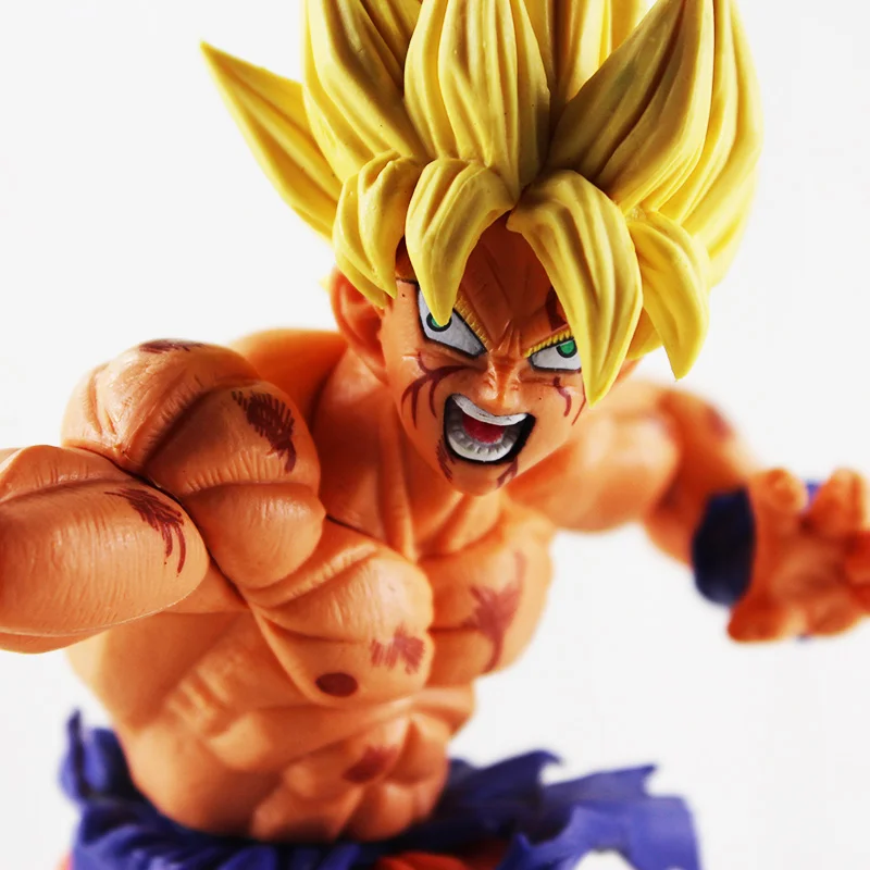 23 см Banpresto скульптуры Big Dragon Ball супер с надписью: "Dragonball Z Супер Saiyan Son Goku/Bardock игрушечные фигурки из ПВХ кукла