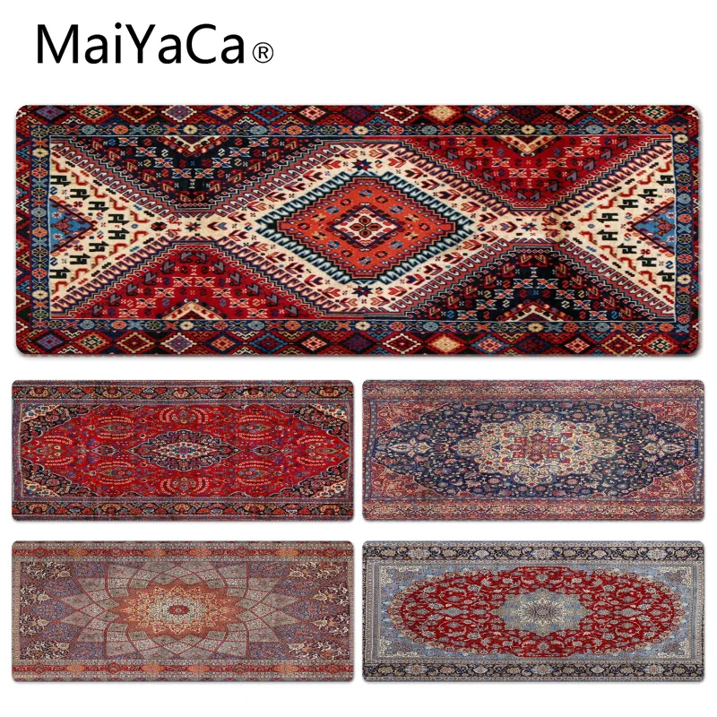 MaiYaCa персидский ковер конструкций Прочная резиновая Мышь коврик Размеры для 30x90 см Скорость версия игровой Мышь колодки