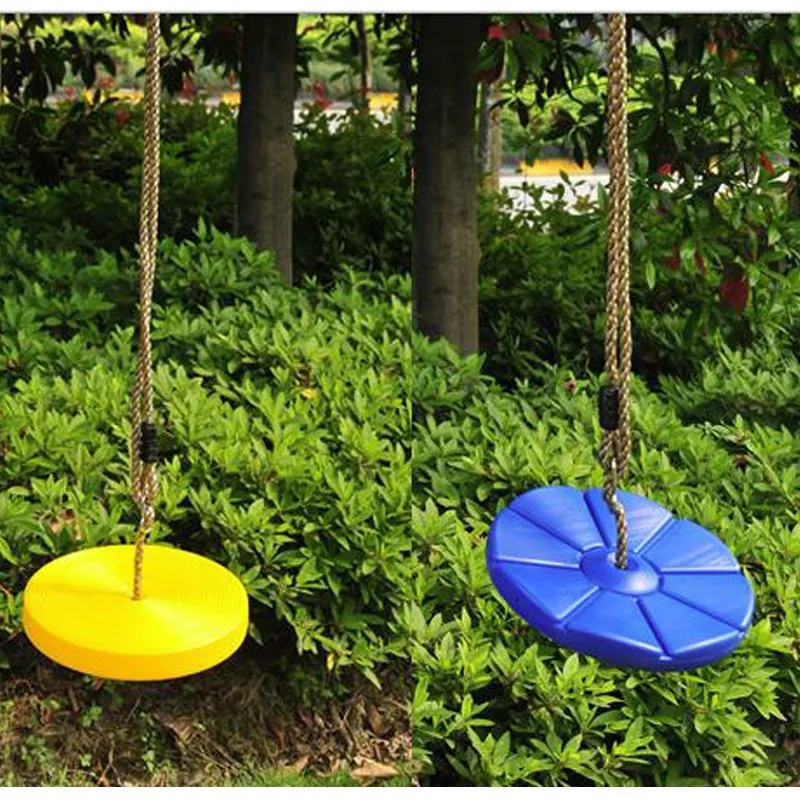 Восьмиугольная качели для детей Спорт на открытом воздухе тренажеры диск пластиковый стул качели детские 360 градусов Поворотный качели