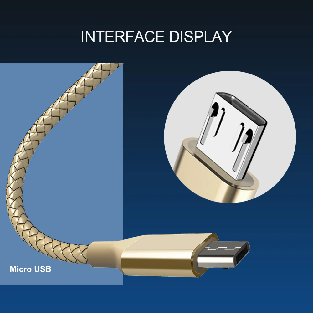 Fast Charging Data Sync Micro USB Cable 1M 2M 3M Nylon Braided Android Phone Charger Kable for Xiaomi Redmi Note 5 6 Pro Huawei Fast Charging Data Sync Micro USB Cable 1M 2M 3M Nylon Braided Android Phone Charger Kable for Xiaomi Redmi Note 5 6 Pro Huawei