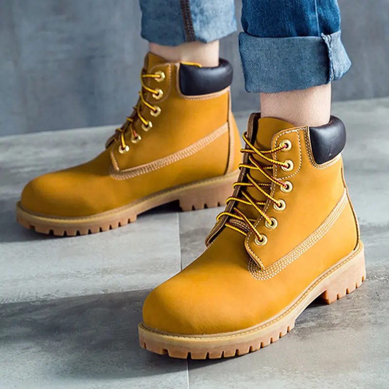 

PEITOSIN 2018 Motocycle Booties Women Boots Botas Womens Ankle Boots Square Heel Martin Boots Autumn Winter Shoes Plus Size