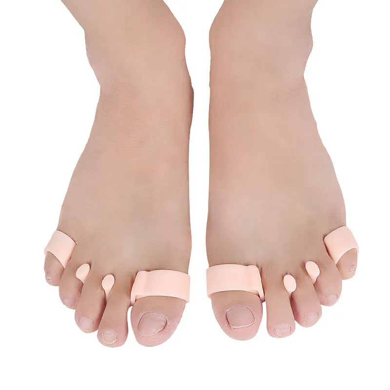 1 пара гель 5 разделитель для пальцев ноги стельки для ухода за ногами для Для женщин; Высокий каблук; боковая облегчение боли ортопедии протектор для изготовления обувной подошвы Plantillas