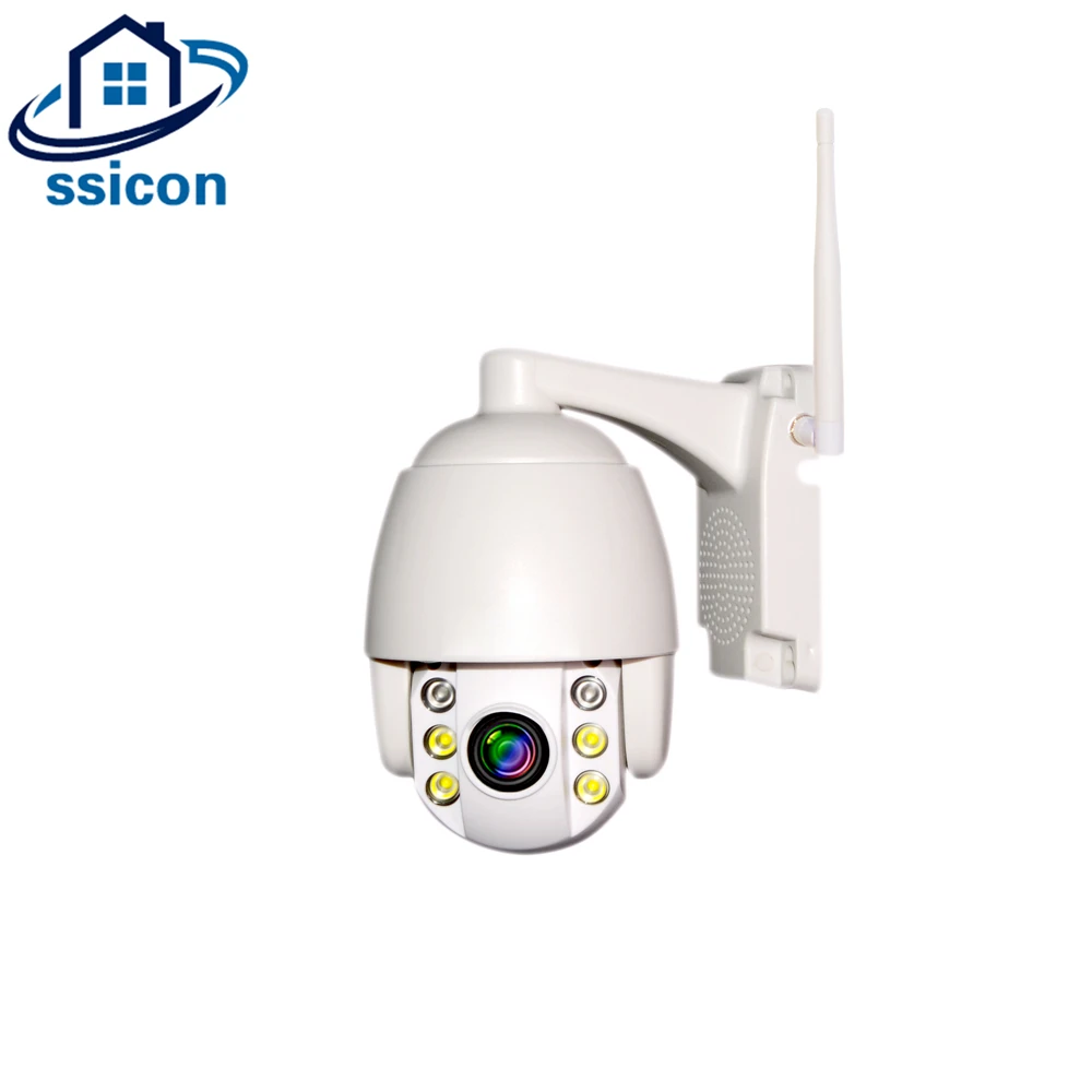 

SSICON 3Inch Mini WIFI PTZ Dome Camera Waterproof IP66 Color Night Vision Wireless Security IP Camera Support 64G TF Card