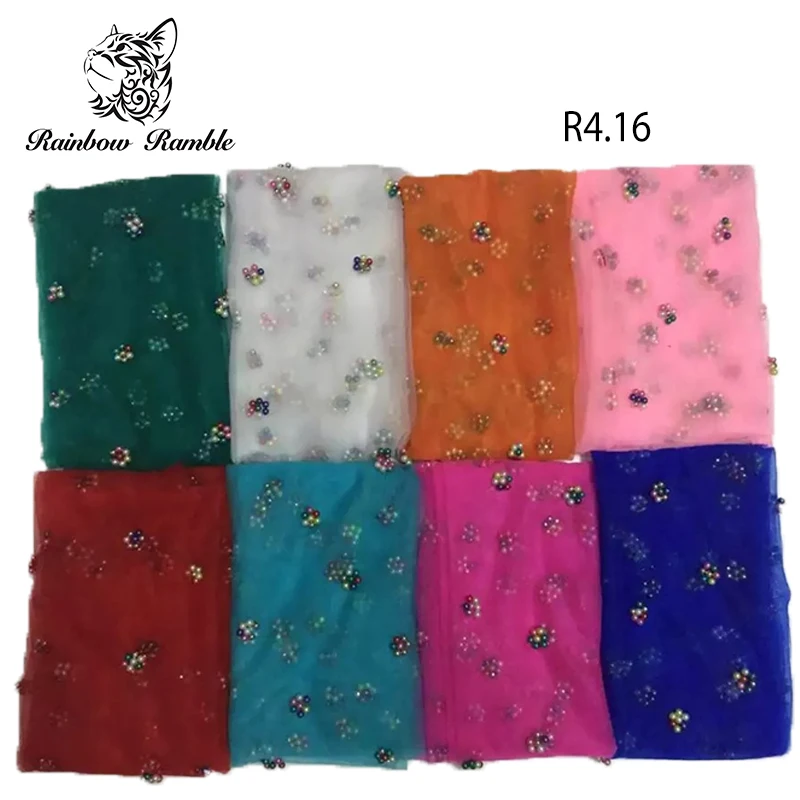 2017 Радуга бродить R4.16 Лидер продаж вышитые расшиты разноцветными бусинами на
