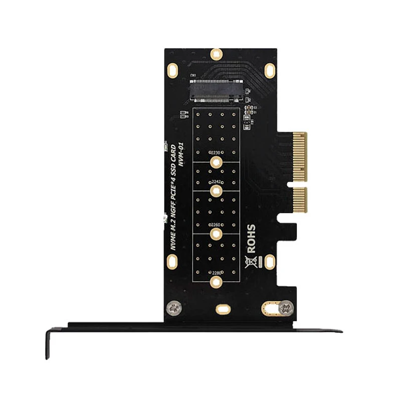 Переходник M.2 NVME SSD на PCIe x4 адаптер NVM Express PCI e x8 x16 со слотом PCI|Платы расширения| |
