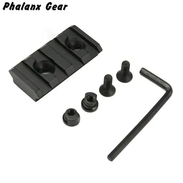 US $2.03 Tactical Hunting 40mm 4 Slot Aluminum Keymod Scope Mount Picatinny Weaver Rail Airsoft Rifle Scope 
