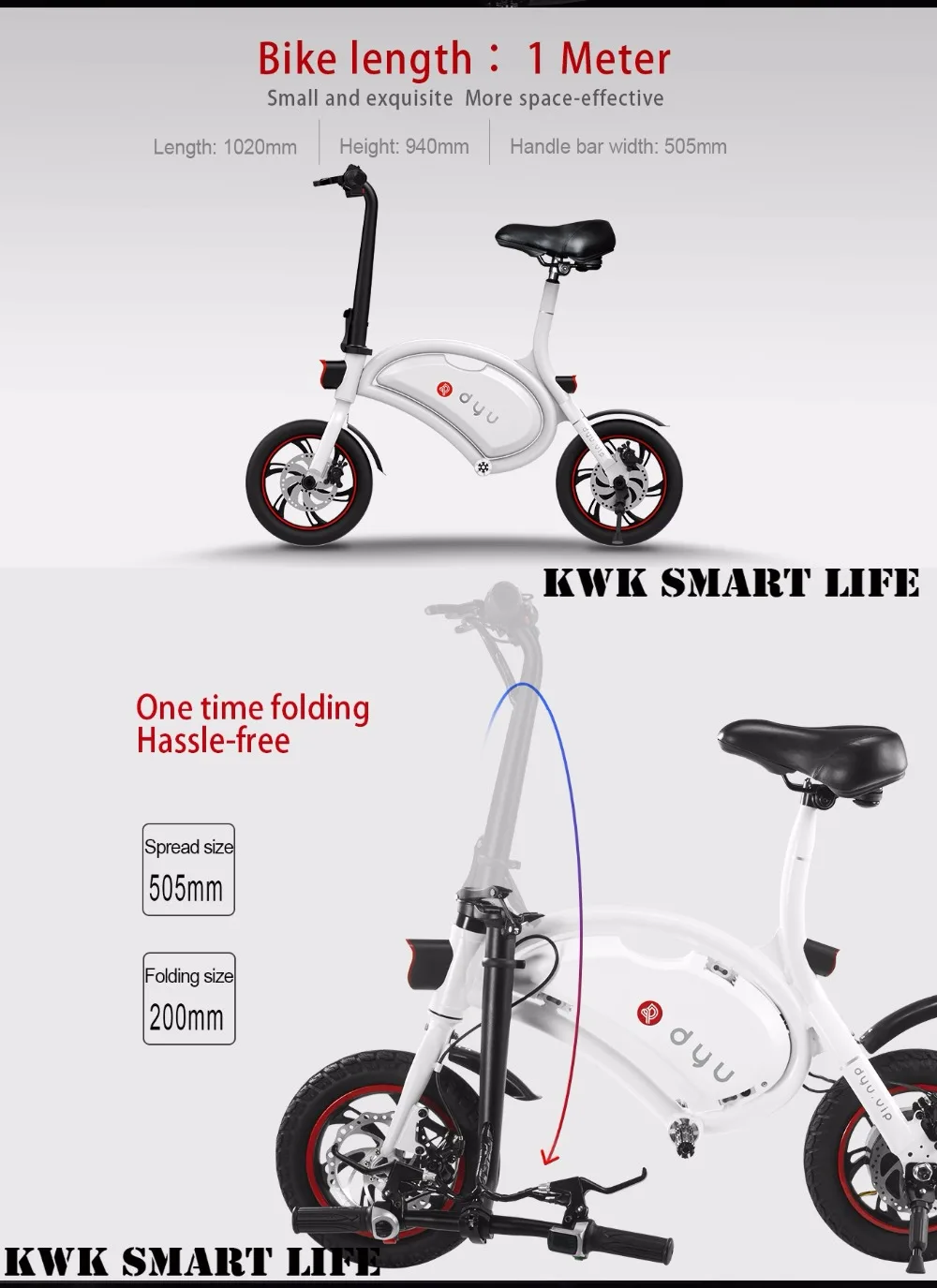 Top 2017 DYU D1 Electric Foldable Bike Standard Type 3 Top 2017 DYU D1 Electric Foldable Bike Standard Type 3