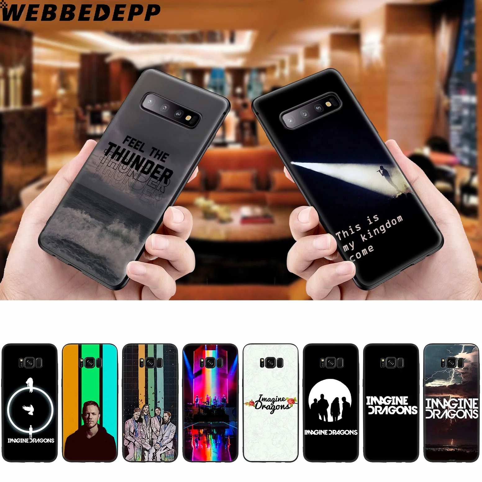 WEBBEDEPP Imagine Dragons Band мягкий чехол для Samsung Galaxy S10 S10e S9 S8 Plus S7 S6 Edge &amp J6 2018 Note 10 9 8 |